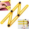 Multi high-precision angle ruler carpentry, joinery and construction folding move,