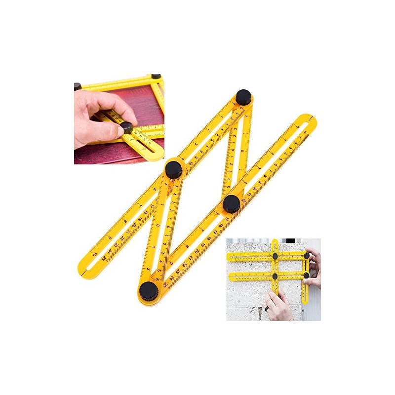 Multi high-precision angle ruler carpentry, joinery and construction folding move,