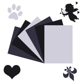 RICISUNG Repair Cloth, For Repairing Clothes, Tent Jacket, Sleeping Bag, 6 Pieces, Repair Patch, Nylon Repair Sheet, Just Stick On Seal Type, Paste Patch, Waterproof, Washable, Black, Navy Blue,