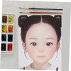 jojofuny Face Paint Supplies Reusable Makeup Practice Board A4 Size