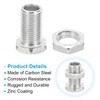 PATIKIL M10x20mm Hex Bolt and Nut Kit, 20 Sets of