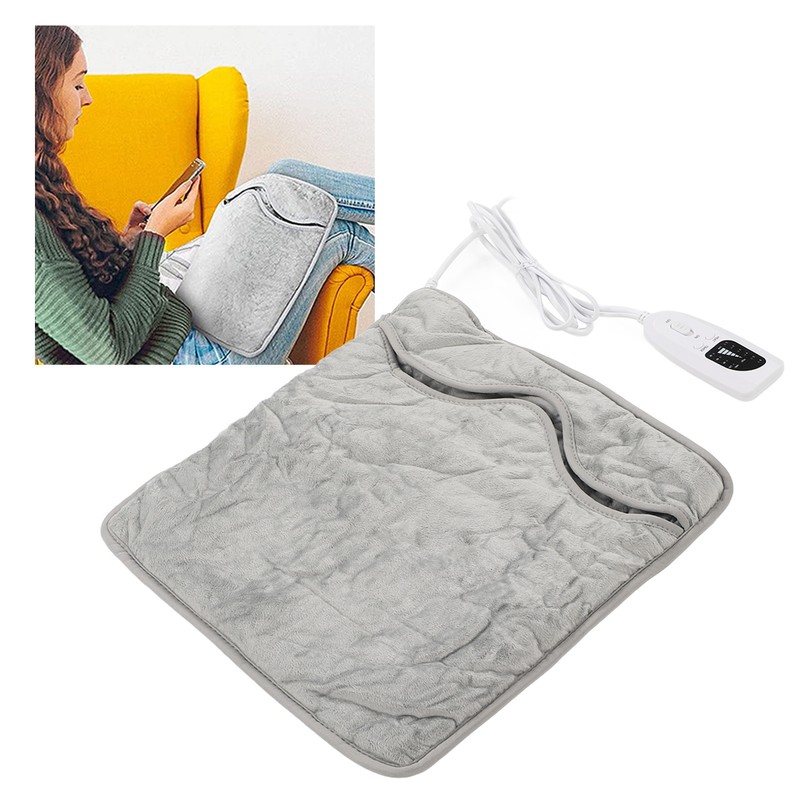 Electric Heated Foot Warmer Auto Shut Off Plug in Portable