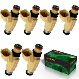 DAVRPES 6PCS 69J-13761-00-00 Fuel Injectors Fuel Spray Nozzle 4 Holes Disc Engine For Yamaha F200 200HP F225 225HP Four Stroke Outboard 2002-2012 Replace#CDH240｜69J137610000