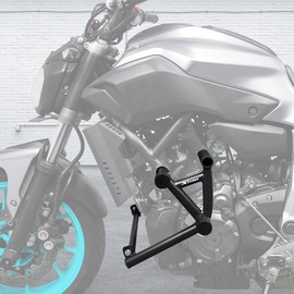 Xitomer Crash Cage Compatible with FZ-07 MT-07 2014-2024 Engine Guard Crash Bar Stunt Cage Race Rail Highway Bar