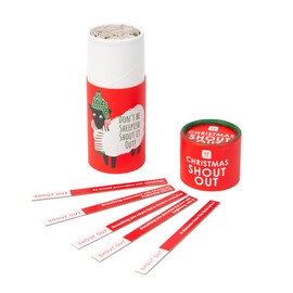 Talking Tables Dipstick Shout Out Christmas Trivia Game for Kids 160 Quiz Questions, Fun Table Games Families, Childen age 4+, Adults, Stocking Filler Ideas, Xmas Eve Box, BC-SHEEP-SHOUTOUT