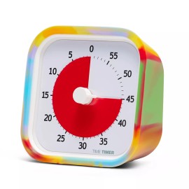 Time Timer MOD Tie Dye ⁠— Special Edition ⁠⁠— Visual Timer for Kids Classroom...