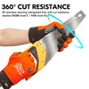 Vgo 1Pair Chainsaw Gloves,12-Layer Chainsaw Protection,Safety Synthetic leather Work Gloves,Mechanic