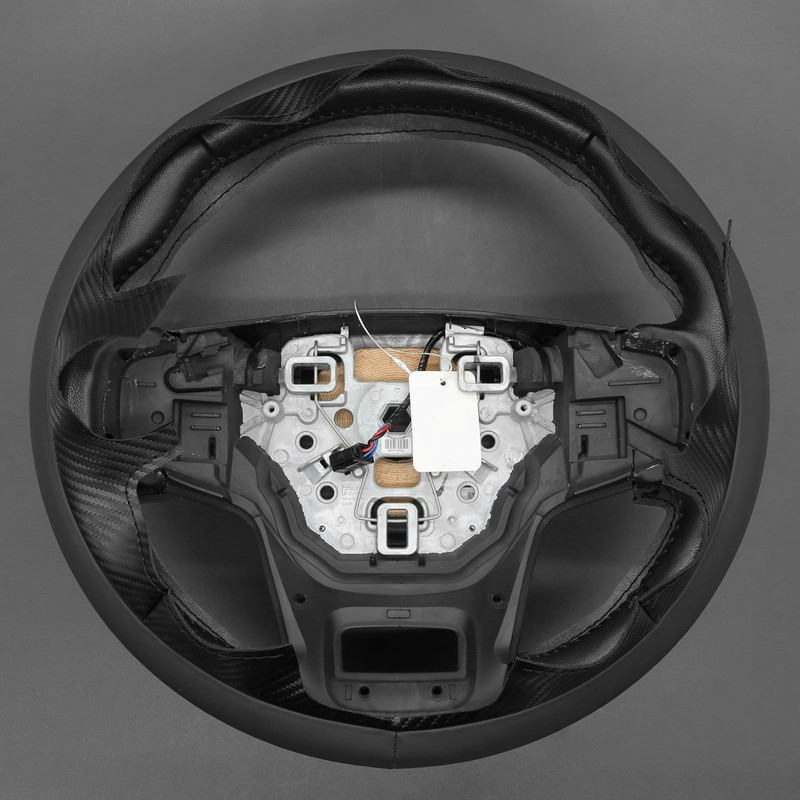 MEWANT Ford Bronco DIY Stitching Car Steering Wheel Wrap Cover
