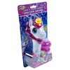 Maxx Bubbles Toy Unicorn Bubble Wand with Lights, Sounds and