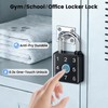 Smart Locker Lock, Lokko Bluetooth Fingerprint Padlock, Fast Finger Scan