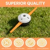 ZYKJGG 12Pk Plastic Blades-Orange for Stihl Weed Eater Blade PolyCut