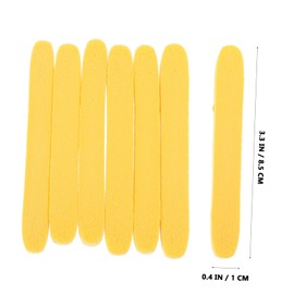 Outanaya 50Pcs Compressed Face Sponges for Cleansing Gentle Exfoliating Makeup Removal Pads Soft Travel Friendly Face Sponges for All Skin Yellow