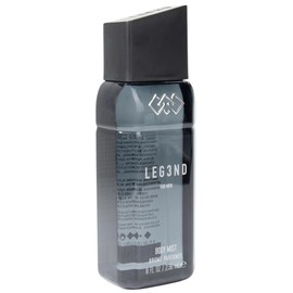LEG3ND Body Spray for Men - Refreshing & Long-Lasting Fragrance with Natural Essential Oils - Hydrating Body Spray with Mandarin, Vanilla & Cedarwood Notes, 236ml (Black)