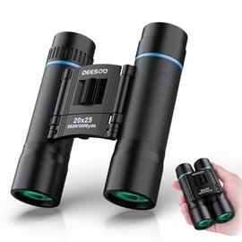 20x25 Binoculars for Adults Long Range - Deesoo Small Compact Binoculars for Kids - Mini Kids Binoculars for Hunting Bird Watching Stargazing Cruise Ship Travel Hiking Opera Stargazing
