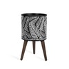 D'vine Dev 10 Inch Planter Pot with Stand, Mid-Century Tall