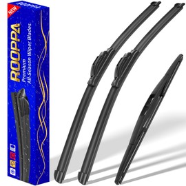 3 wipers Replacement for 2019-2023 Honda passport, Windshield Wiper Blades Original Equipment Replacement - 26"/24"/16" (Set of 3) U/J HOOK