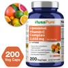 NusaPure Liposomal Vitamin C 2032mg - 200 Veggie Vegan Capsules,