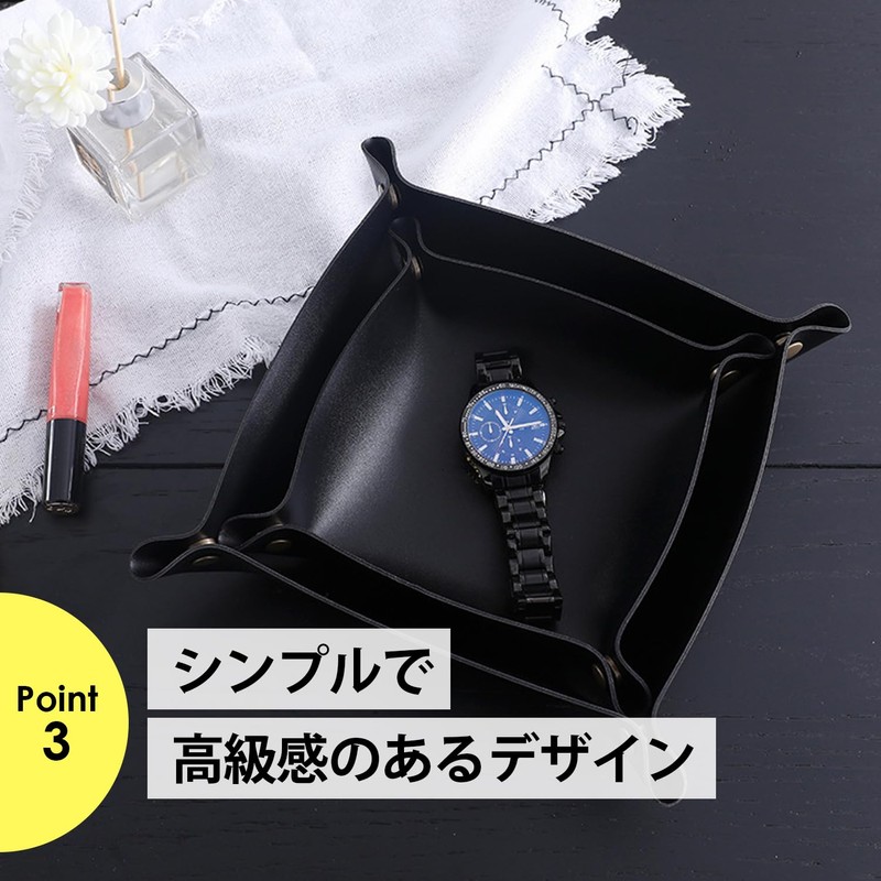 Nyandelmo Accessory Tray for Small Items, Key Holder, Entryway, Accessory