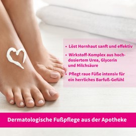RUGARD Beautiful Feet Callus Remover, 50 ml: Special Cream for Reducing Calluses, for Dry & Rough Feet, with 20% Urea, Glycerin, Lactic Acid, Panthenol & Shea Butter