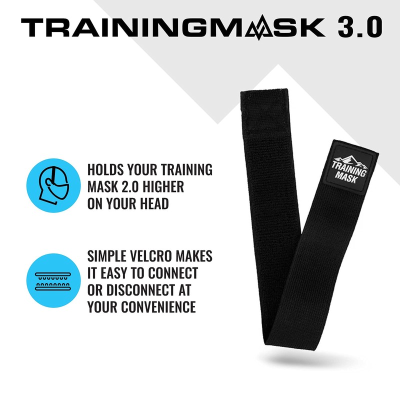 Training Mask Elevation Training Mask 2.0 Head Strap Only (Black)