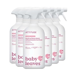 Attitude Toy and Hard Surface Spray Cleaner, Hypoallergenic Plant- and Mineral-Based Formula, Vegan and Cruelty-free, Unscented 27 oz Pack of 1