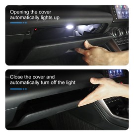 KUNGKIC LED Glove Box Lighting Light Lamp for Toyota GR86 ZN8 Subaru BRZ ZD8 2021 2022 2023 Custom Parts Room Lamp Interior Car USB Charger Included Decoration Accessories Auto Light DC 12V White