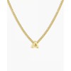 gorjana Wilder Mini Alphabet Necklace A