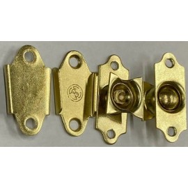 Furniture Knowledge Swivel Mirror Mounting Brackets Polished Brass Nickel angle tilt art picture new - Brass Plated