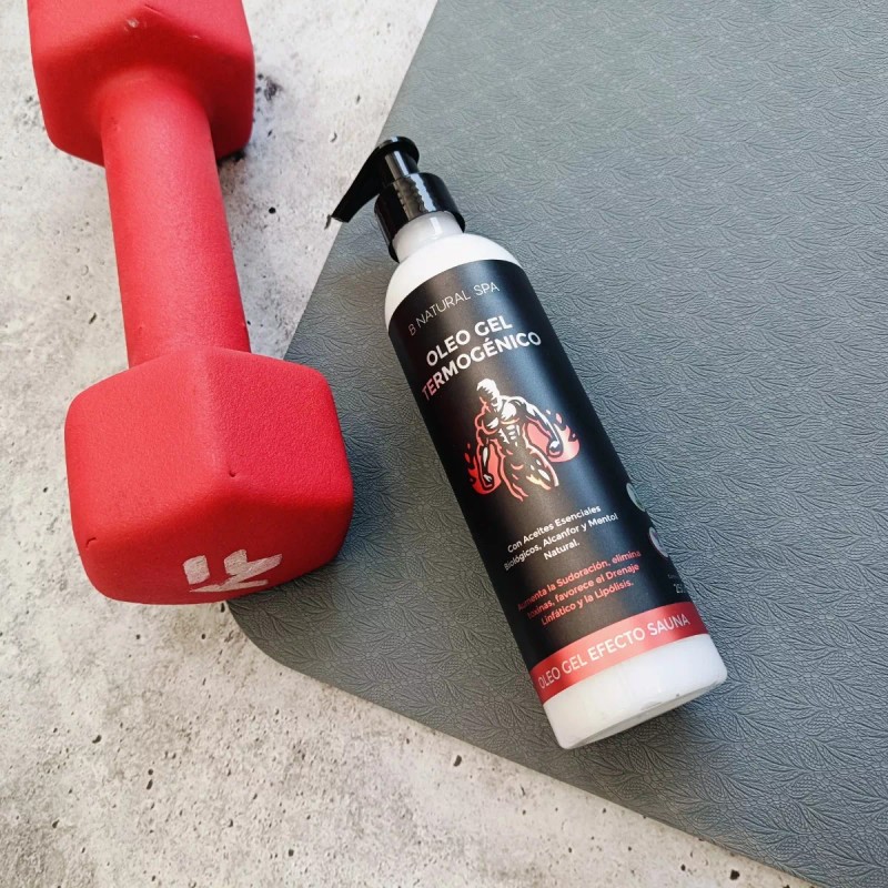 B Natural Spa Oleo Gel Termogénico 250ml Ideal Para Gym