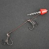 Portable Fishing Steel Wire Fishing Rigs with Treble Fish Hooks