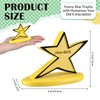 Landical 12 Pcs Funny Star Trophy Bulk with Humorous Your