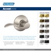 Schlage F10 V ACC 605 Accent Door Lever, Hall &