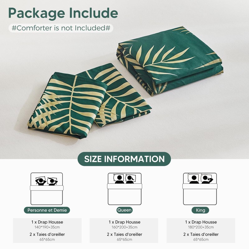 Tokokimo Fitted Sheet 180 x 200 cm 2 People, 35