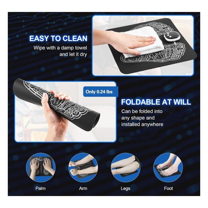 Phixnozar EMS Foot Massager Mat -Foot Massager Pad, Muscle Relaxation,