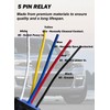 2 Pack Waterproof Relays and Harness Kit 40A 14V DC,