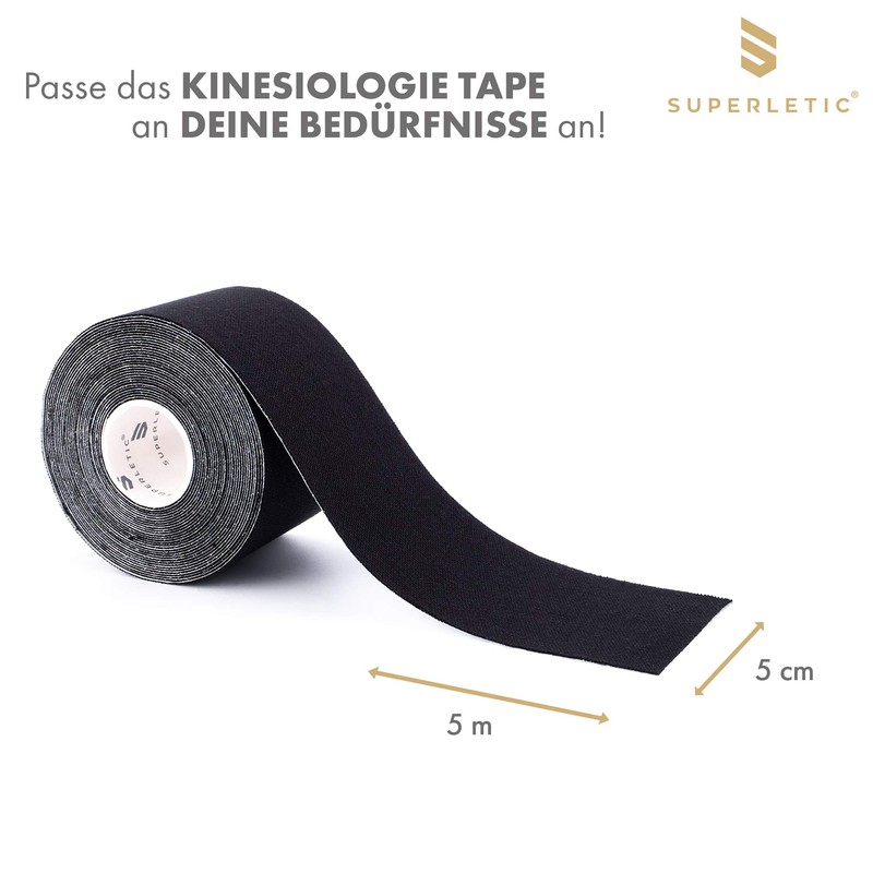 SUPERLETIC Kinesiology Tape Essential [5 m x 5 cm] Physio