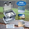 Marscharm Outdoor Socket 2-Way Waterproof Socket IP66 with Switch Indicator