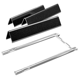 Spirit e210 Grill Parts, 7635 Flavorizer Bars and 69785 Grill Burner for Weber Spirit E210 E220 S210 S220 with Front Control, GS4 Spirit ll Parts, Gas Grill Flavor Bars and Burners