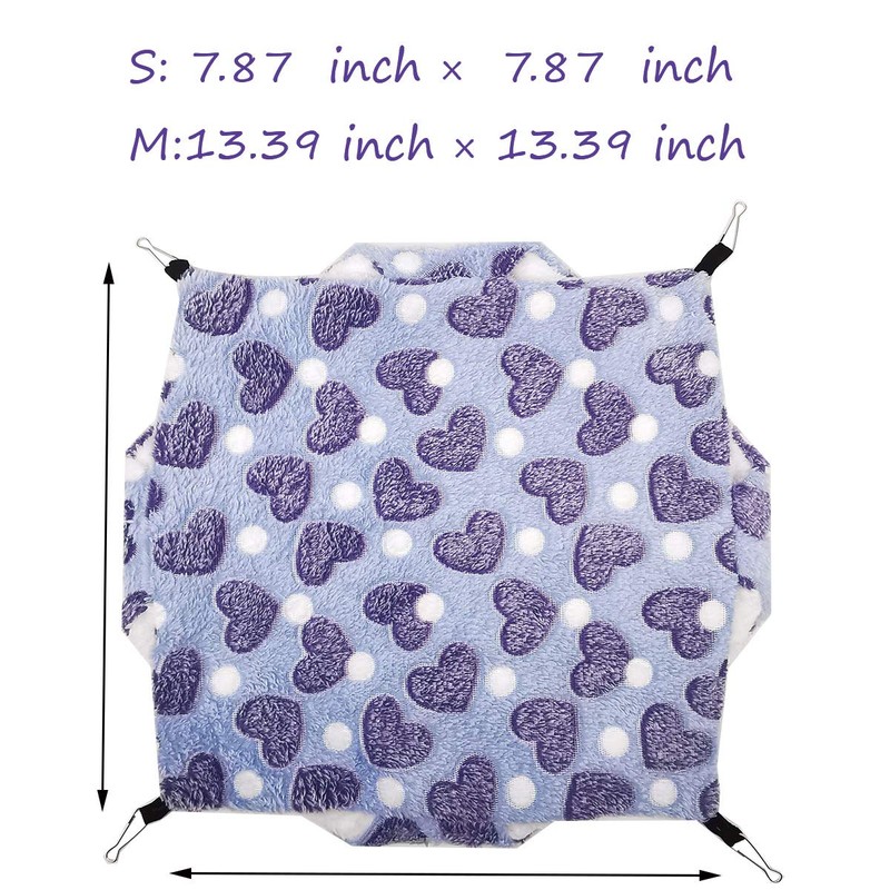 LEFTSTARER Bunkbed Sugar Glider Hammock, Ferret Beds, Small Pet Cage