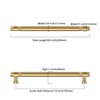 Asidrama 10 Pack 7.5 Inch(192mm) Champagne Bronze Kitchen Cabinet Handles,