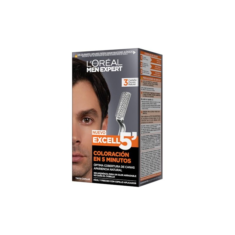 L'Oreal Paris, 2 Tintes De Cabello Para Hombres, Men Expert