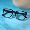 AOOLIA Reading Glasses Blue Light Blocking Women Men Oversized Rectangle