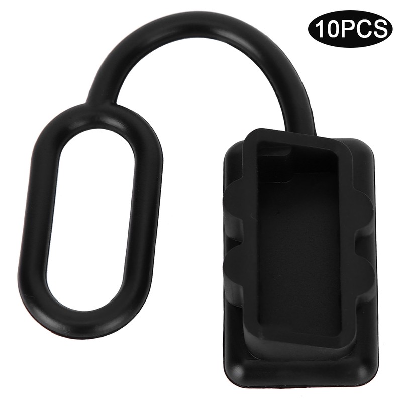 10Pcs Dust Cap Plastic Connector Black Small Protection Cover for