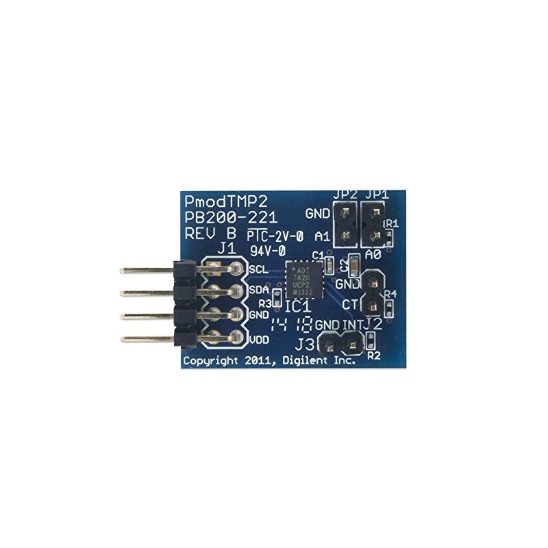 Digilent Pmod TMP2: Temperature Sensor