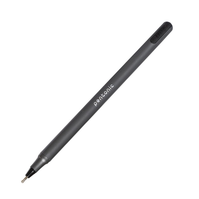 Pentonic Ballpoint Pens In Pen Organizer, Bulk 50 Count, Black