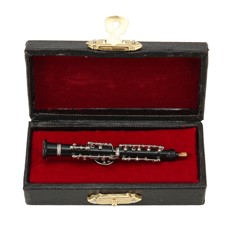Miniature Oboe Brooch for Music Lover Exquisite Rust Protection Miniature