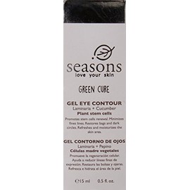 Seasons Love Your Skin Gel Contorno de Ojos Base Agua De Rapida Absorición Para Todo Tipo de Piel Promotor De Celulas Madre, 15 ml