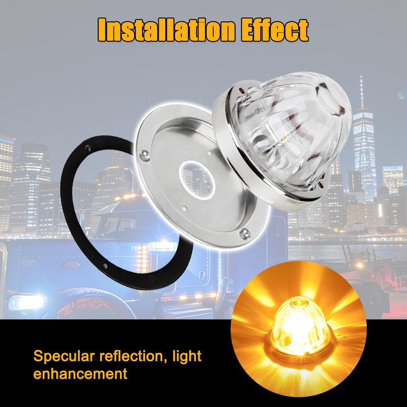 2PCS Watermelon Light Bracket Adapter Universal for Truck RV Trailer