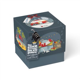 SURPRISA Gift box for Christmas, puzzle box, money gifts, packaging for vouchers, Christmas puzzles