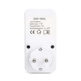 1~10 Hours Countdown Timer Plug-in Socket Intelligent Time Setting Control Switch Energy Saving Outlet AC230V